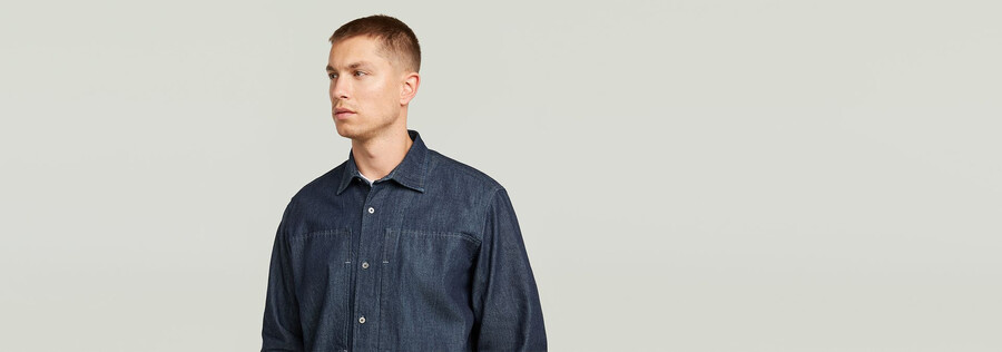 regular shirt mit aufgesetzter tasche