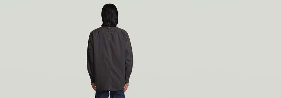 regular shirt mit aufgesetzter tasche