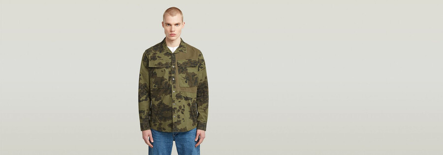 cargo pocket service regular shirt