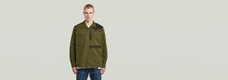 cargo pocket service regular shirt