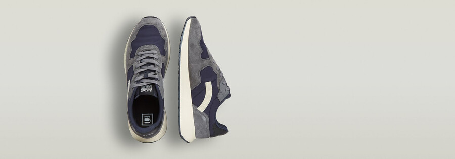 aver contrast sneakers