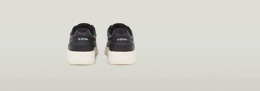 grid lea sneakers
