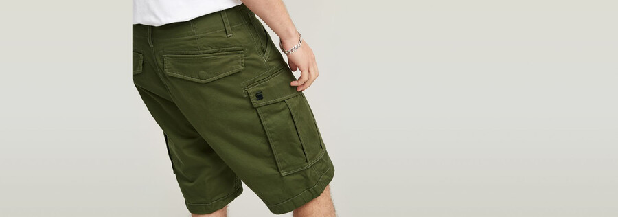 rovic zip relaxed shorts