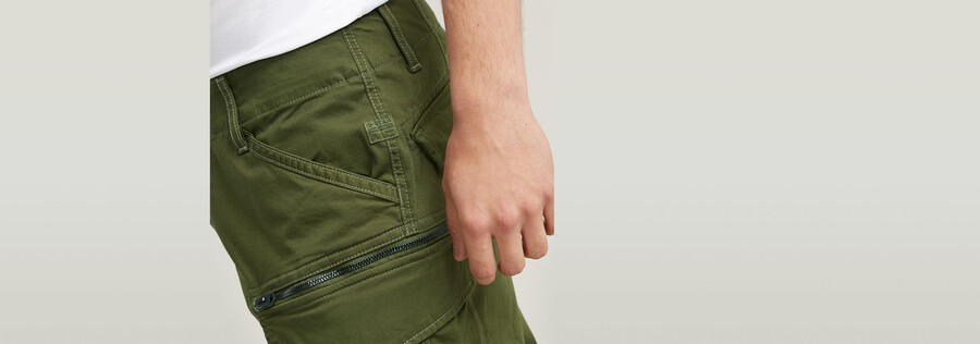 rovic zip relaxed shorts
