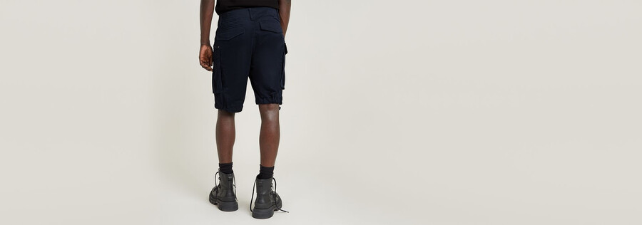 rovic zip relaxed shorts