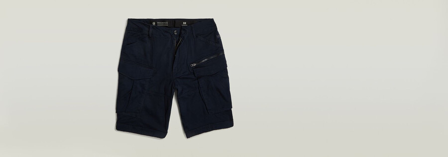 rovic zip relaxed shorts