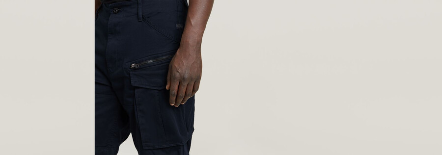 rovic zip relaxed shorts
