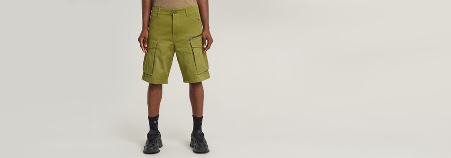 rovic zip relaxed shorts