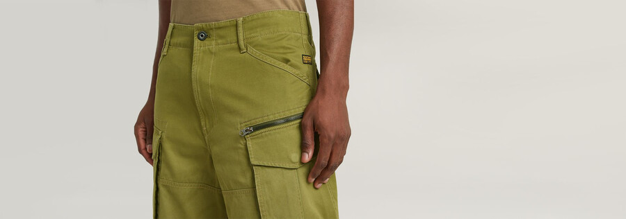 rovic zip relaxed shorts