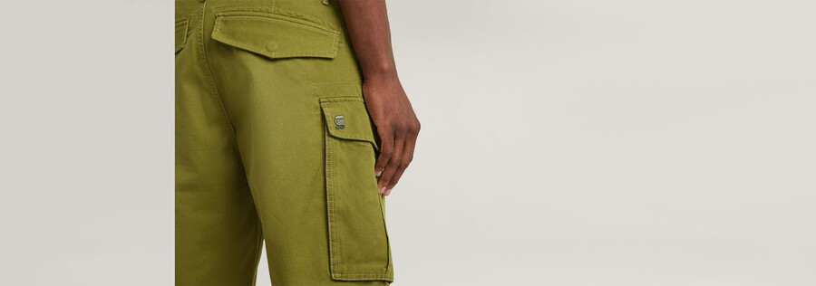 rovic zip relaxed shorts