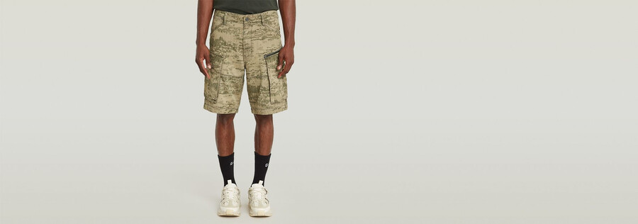 rovic zip relaxed shorts