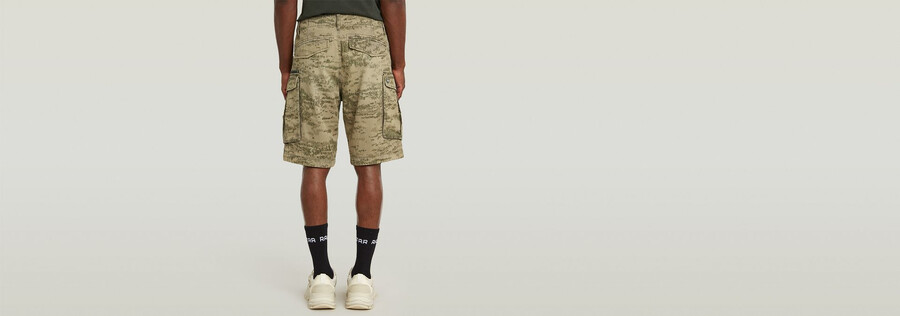 rovic zip relaxed shorts
