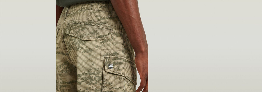 rovic zip relaxed shorts