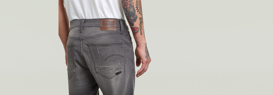 3301 slim denim shorts