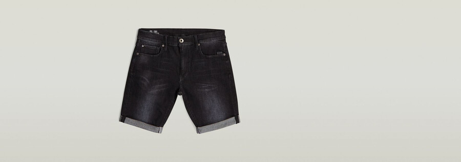 3301 slim denim shorts