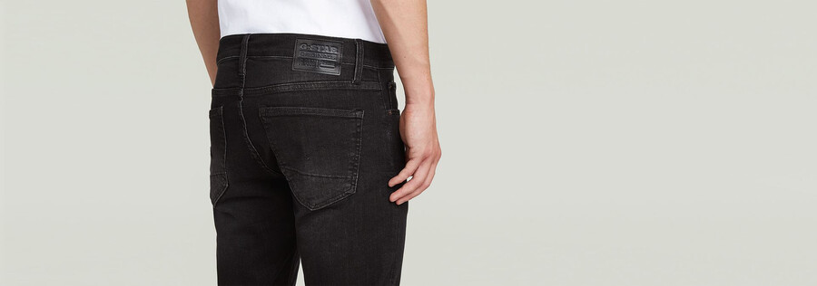 3301 slim denim shorts