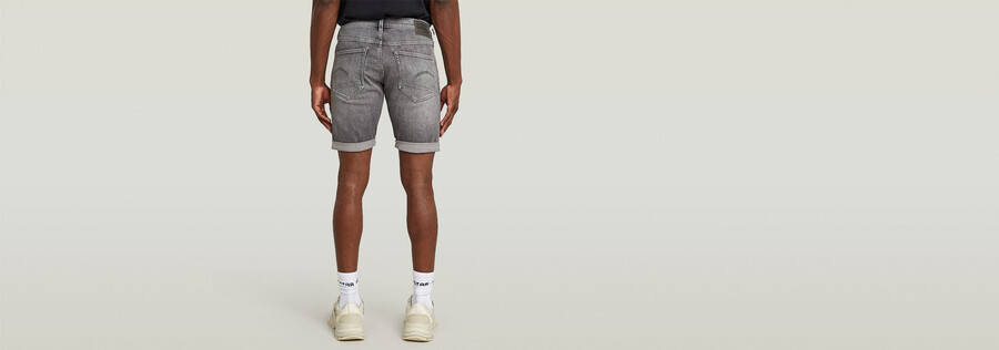 3301 slim denim shorts
