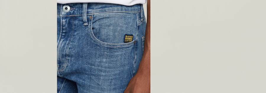 3301 slim denim shorts