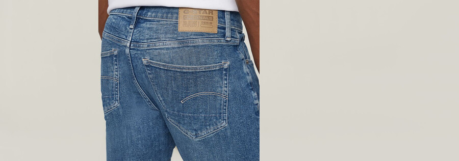 3301 slim denim shorts