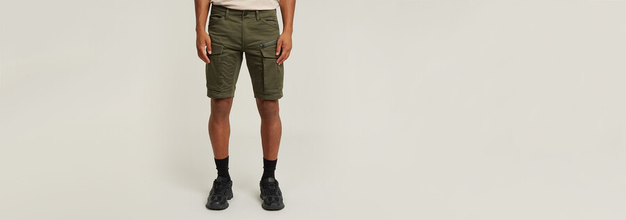 rovic zip regular shorts