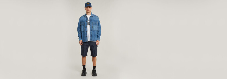 core regular cargo shorts