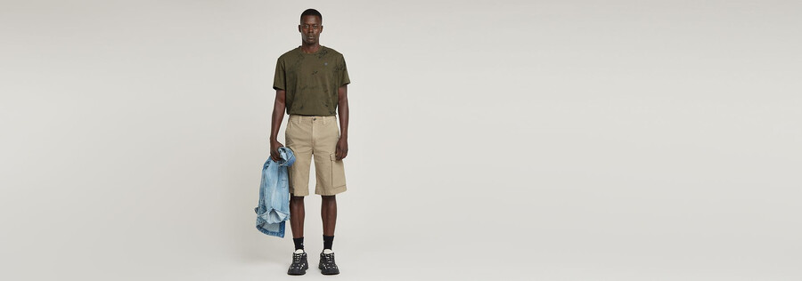 core regular cargo shorts