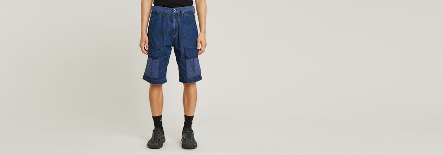 stoffmix für bend 3d cargo shorts
