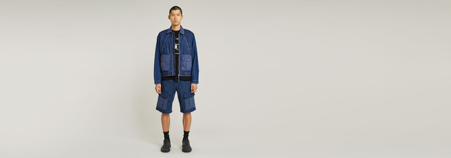 stoffmix für bend 3d cargo shorts