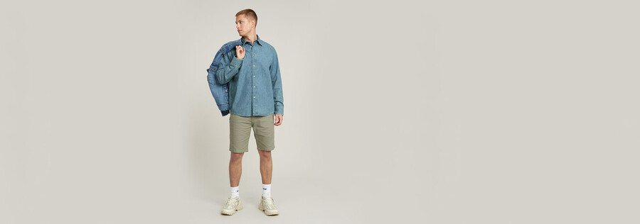 bronson 3.0 slim chino shorts