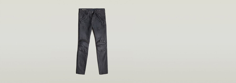 5620 skinny jeans mit reißverschluss am knie