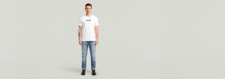 3301 slim selvedge jeans