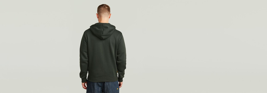 premium core hoodie zip sweater