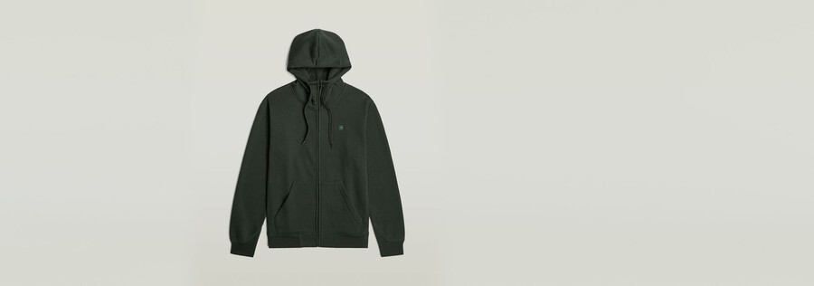 premium core hoodie zip sweater