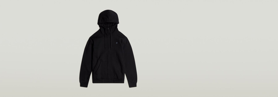 premium core zip thru hoodie