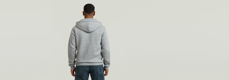 premium core hoodie zip sweater
