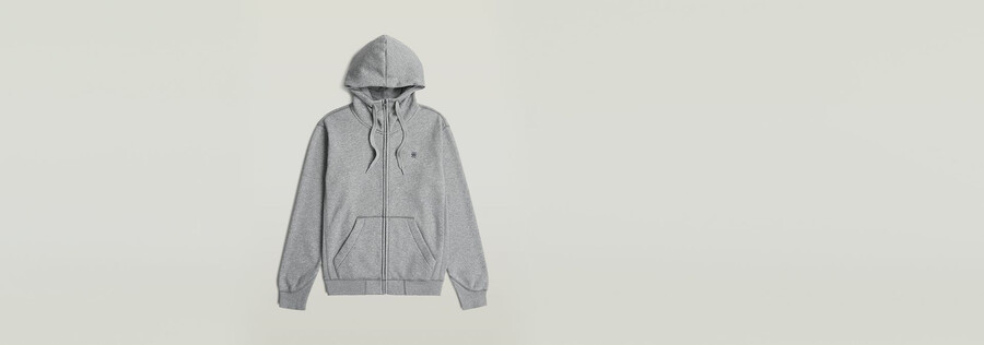 premium core hoodie zip sweater