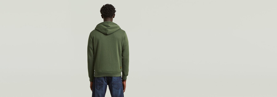 premium core hoodie zip sweater