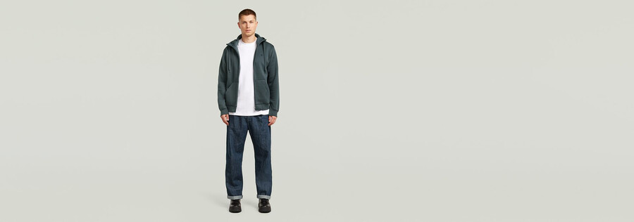premium core kapuzenpullover mit reißverschluss