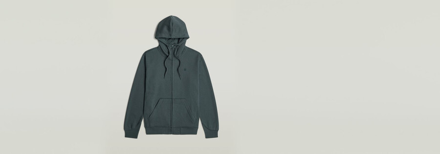 premium core kapuzenpullover mit reißverschluss