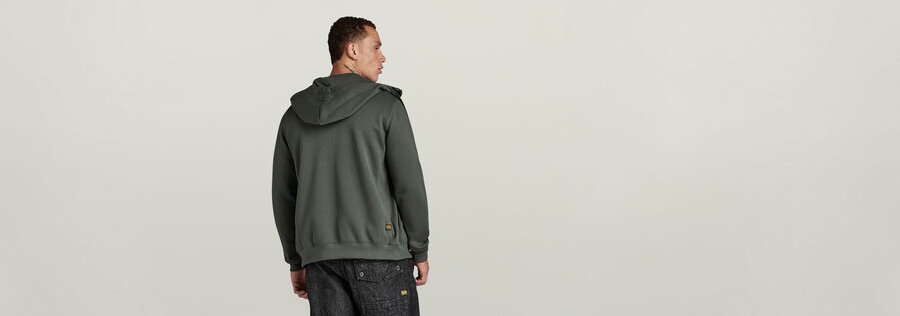 premium core zip thru hoodie