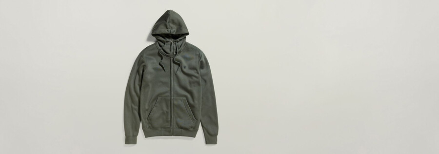 premium core zip thru hoodie