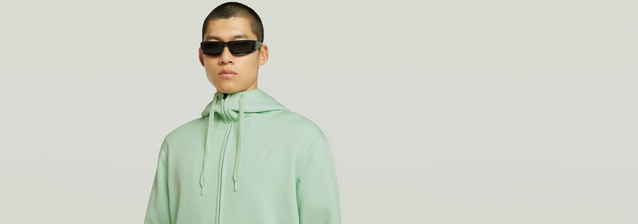 premium core zip pullover