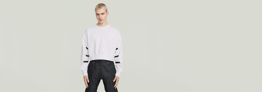 wvb unisex cropped sweatshirt
