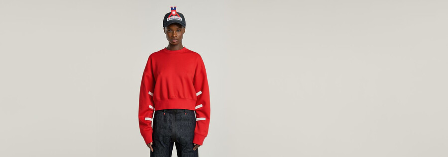 wvb unisex cropped sweatshirt