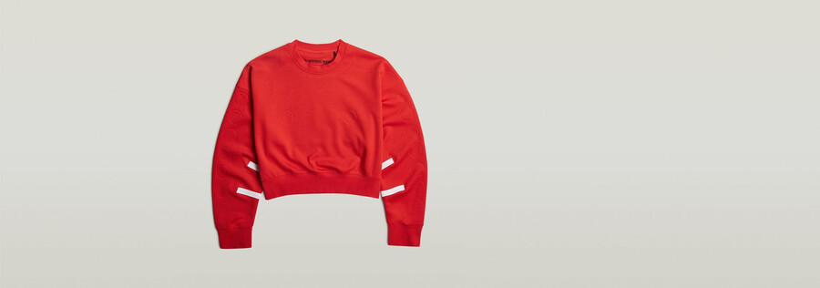 wvb unisex cropped sweatshirt