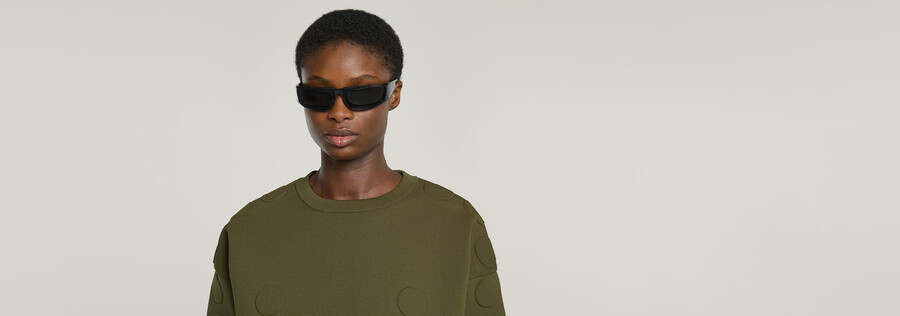 wvb unisex cropped crewneck