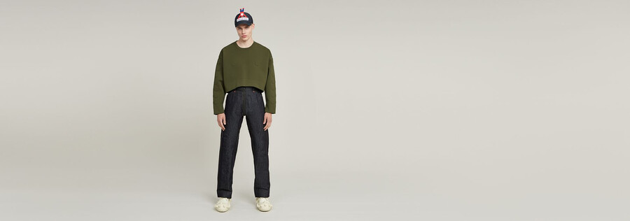 wvb unisex cropped crewneck