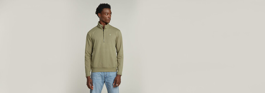 nifuse half zip sweater
