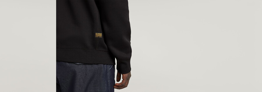 premium core half zip sweater