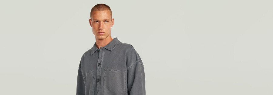 lockerer pullover aus gewaschenem stoffmix